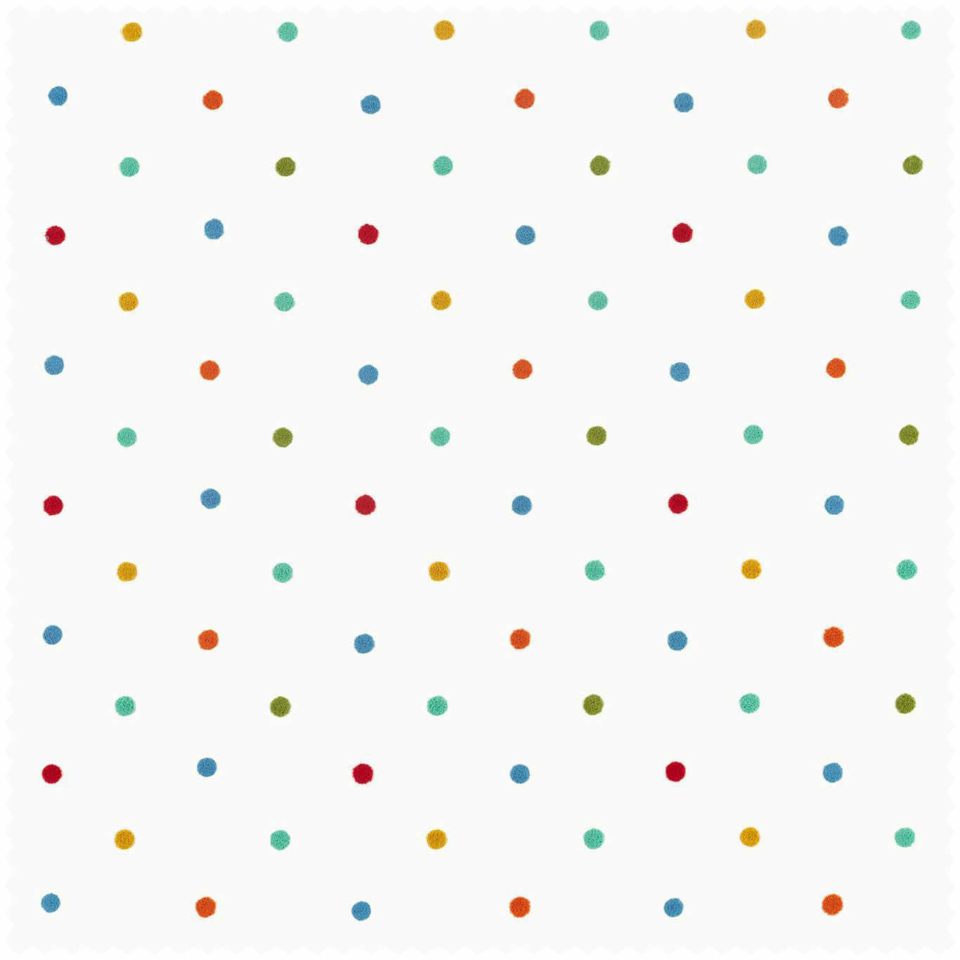 Stoff Konfetti bunt kleine Kreise weiß HLTF133550