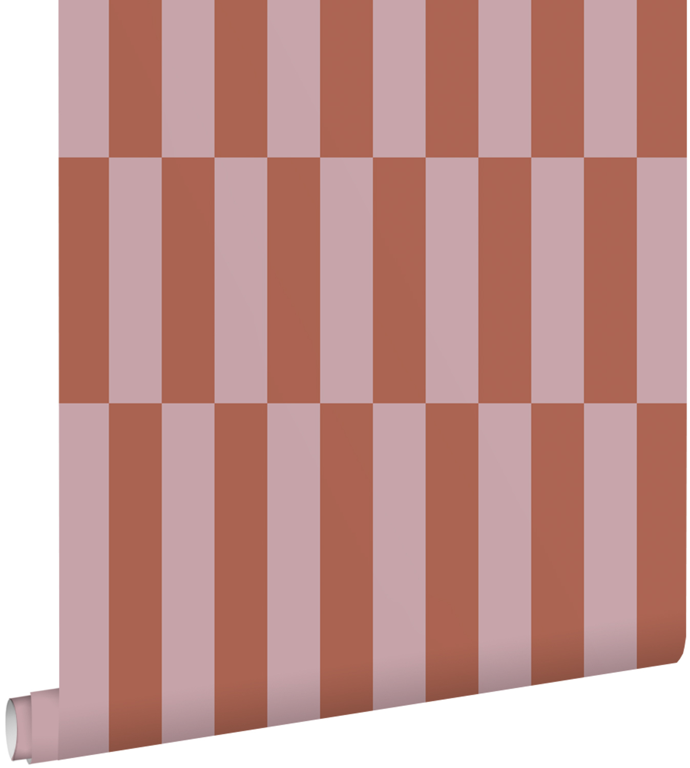 Tapete Streifen Tapete terracotta altrosa Vlies 131216