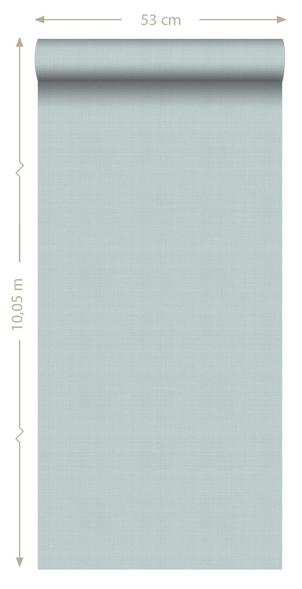 Non woven linen look wallpaper vintage blue 139025