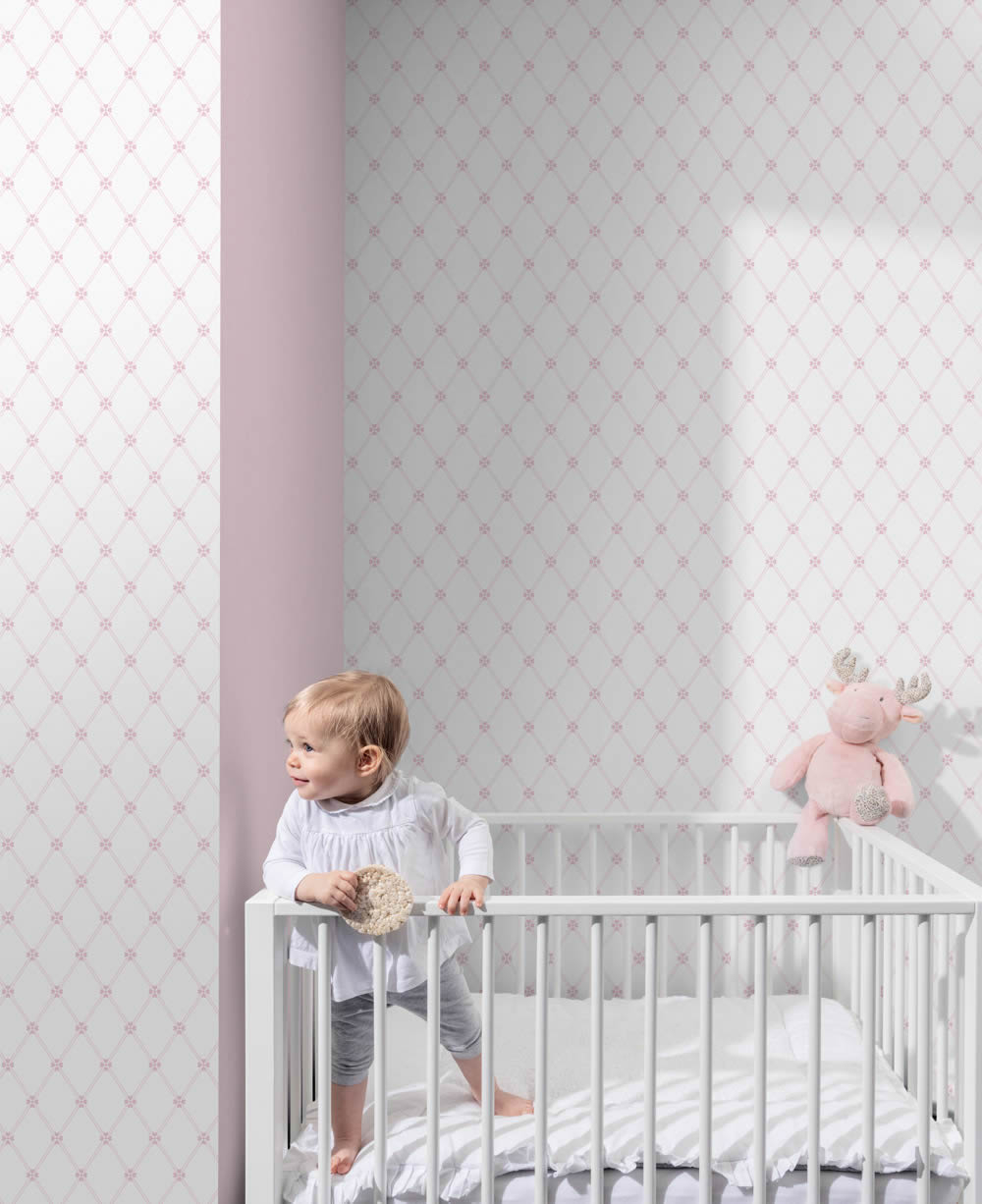 Hearts wallpaper Pink shimmer-37-LL3305.1M
