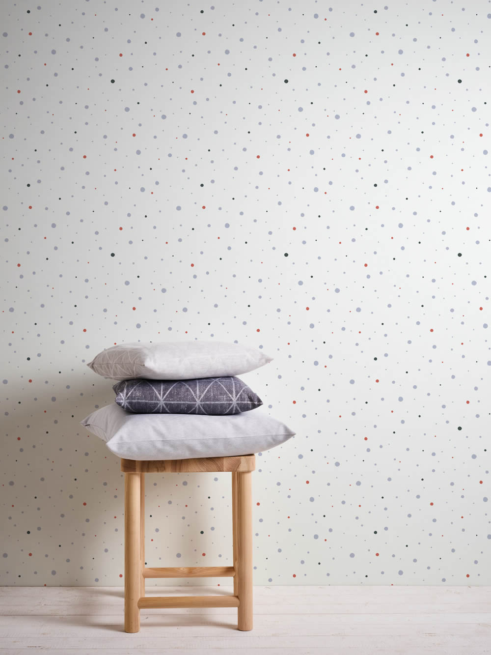 splash of color dots wallpaper white and blue Little Love AS Creation 381164-8-381164.1M