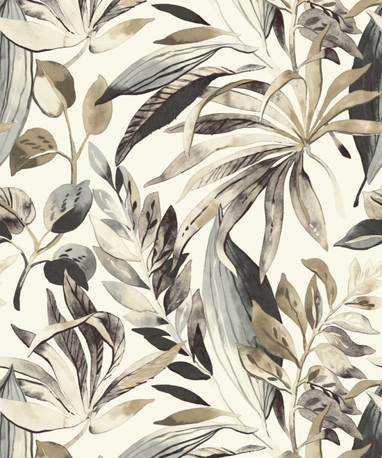 Wandbild 1,59 x 2,80 m Botanische Blätterwald Tapete Pflanzen A71701