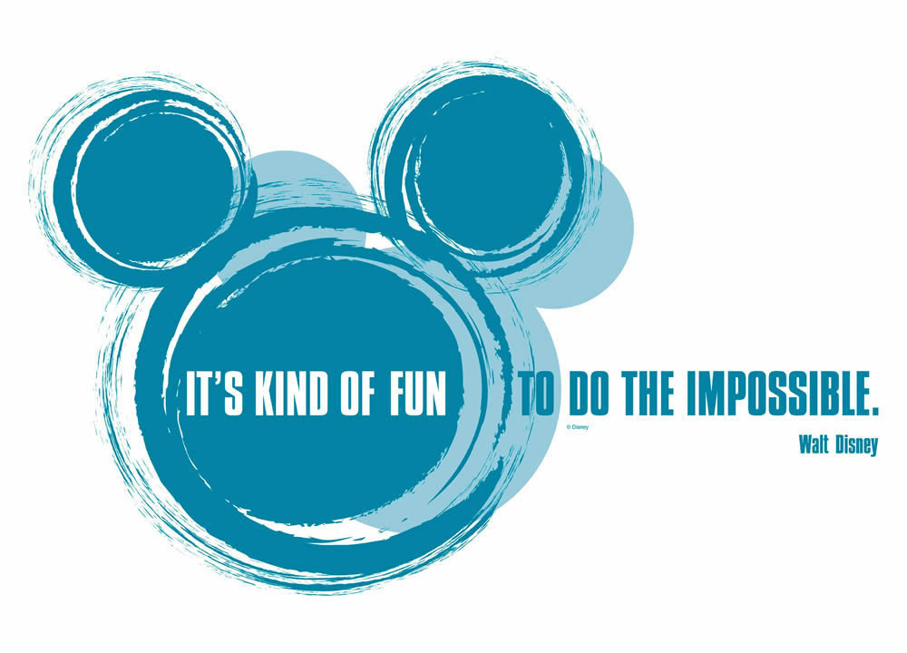 Wandsticker selbstklebend Disney Mickey Maus Blau