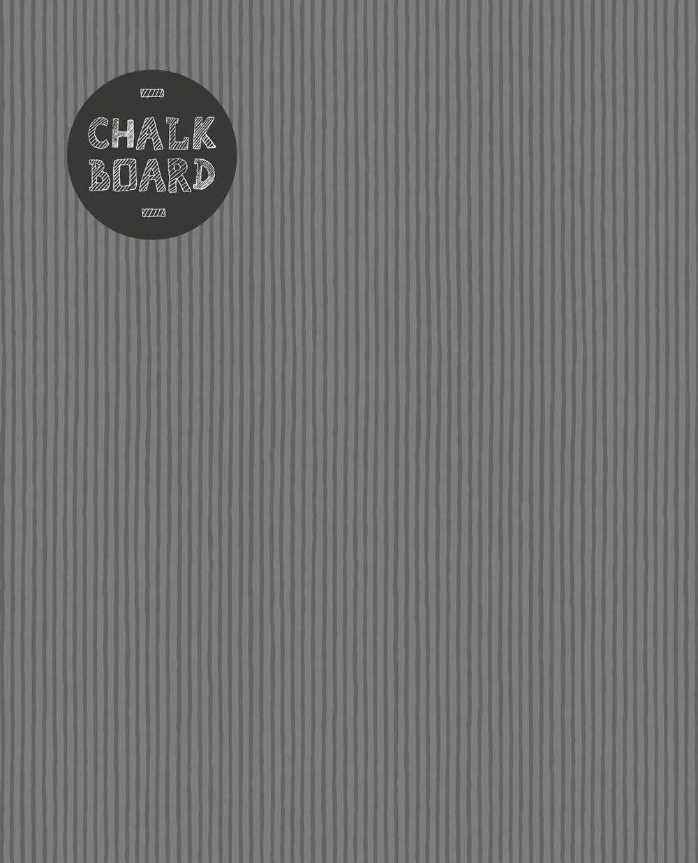 Chalk Board wallpaper stripes gray