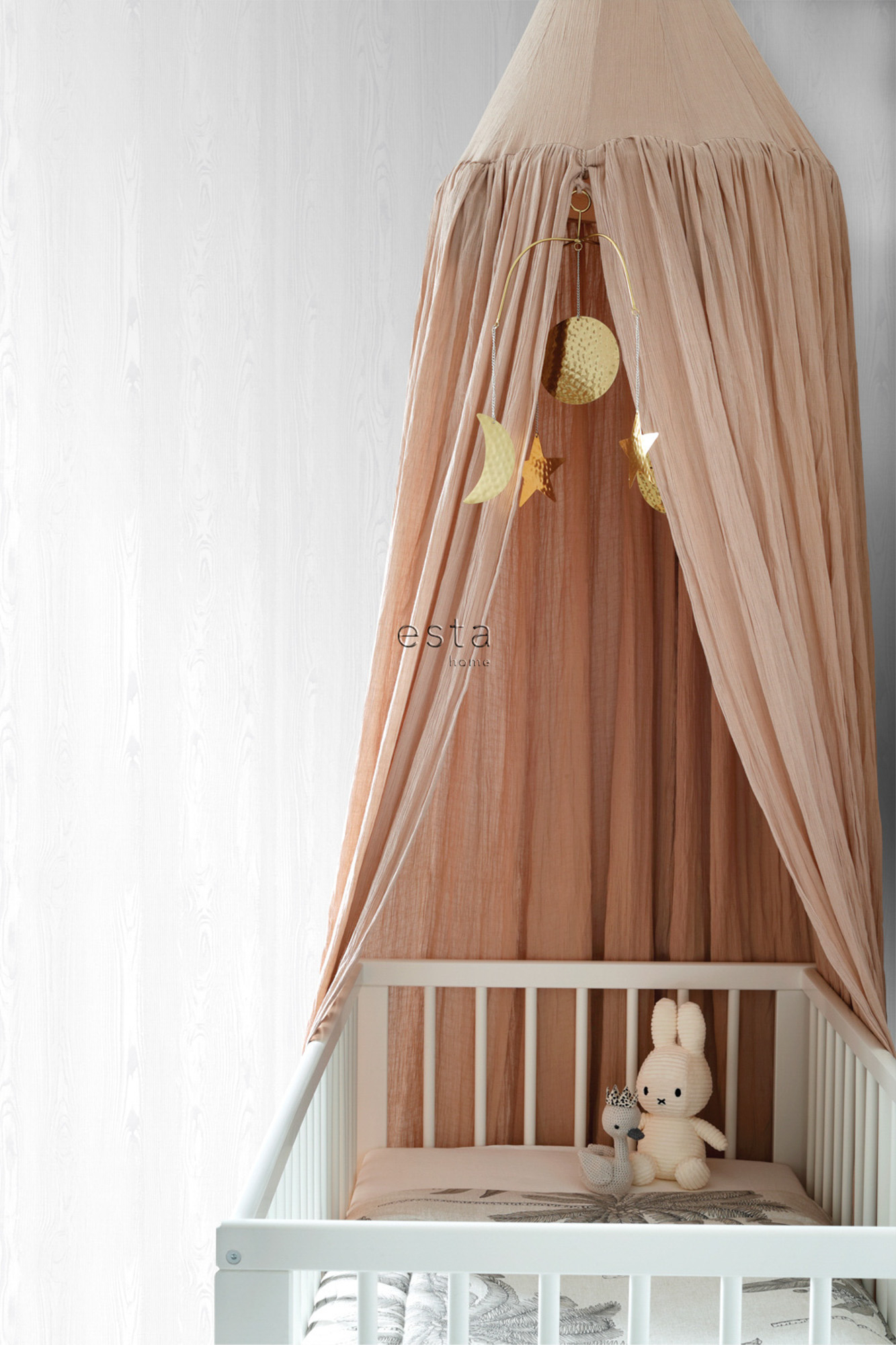 Holzoptik Tapete weiß Scandi Vlies 138927