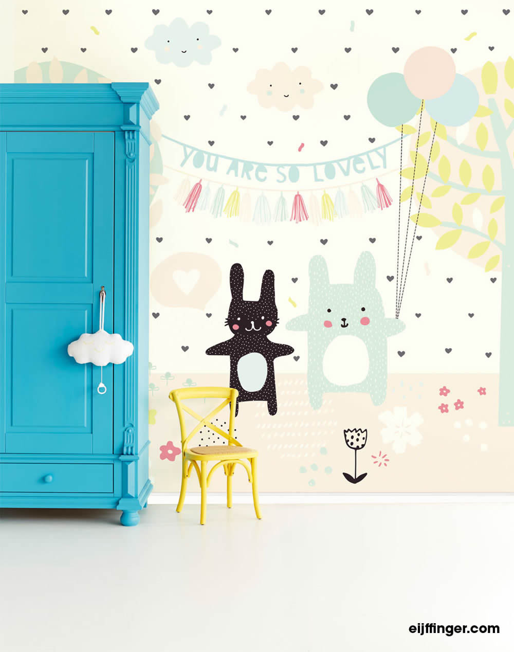 Mural animals apricot non-woven-55-364113