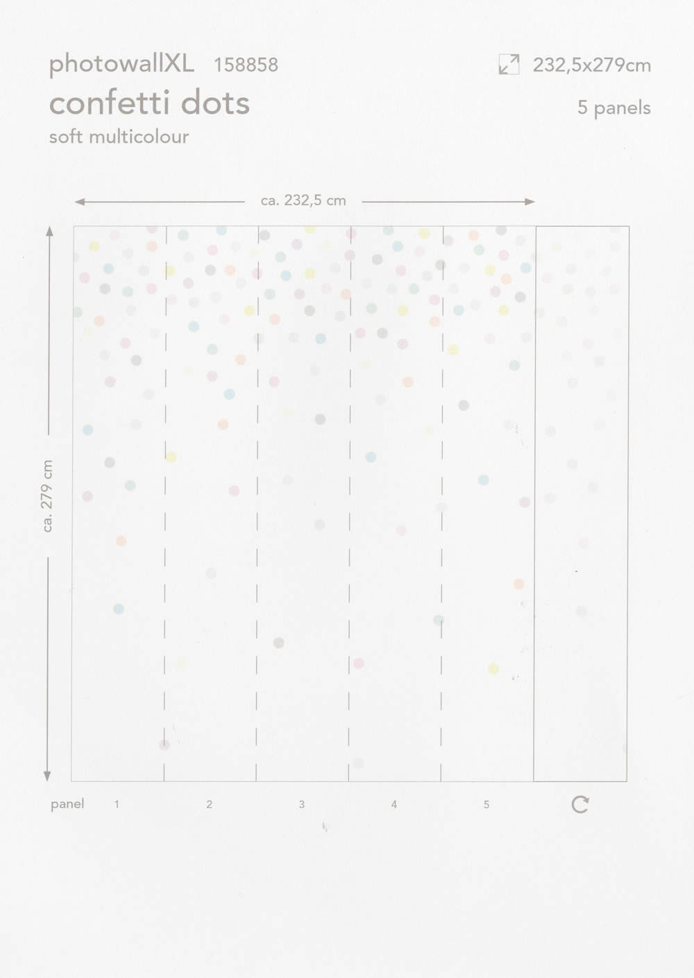Confetti mural Xl-23-158858