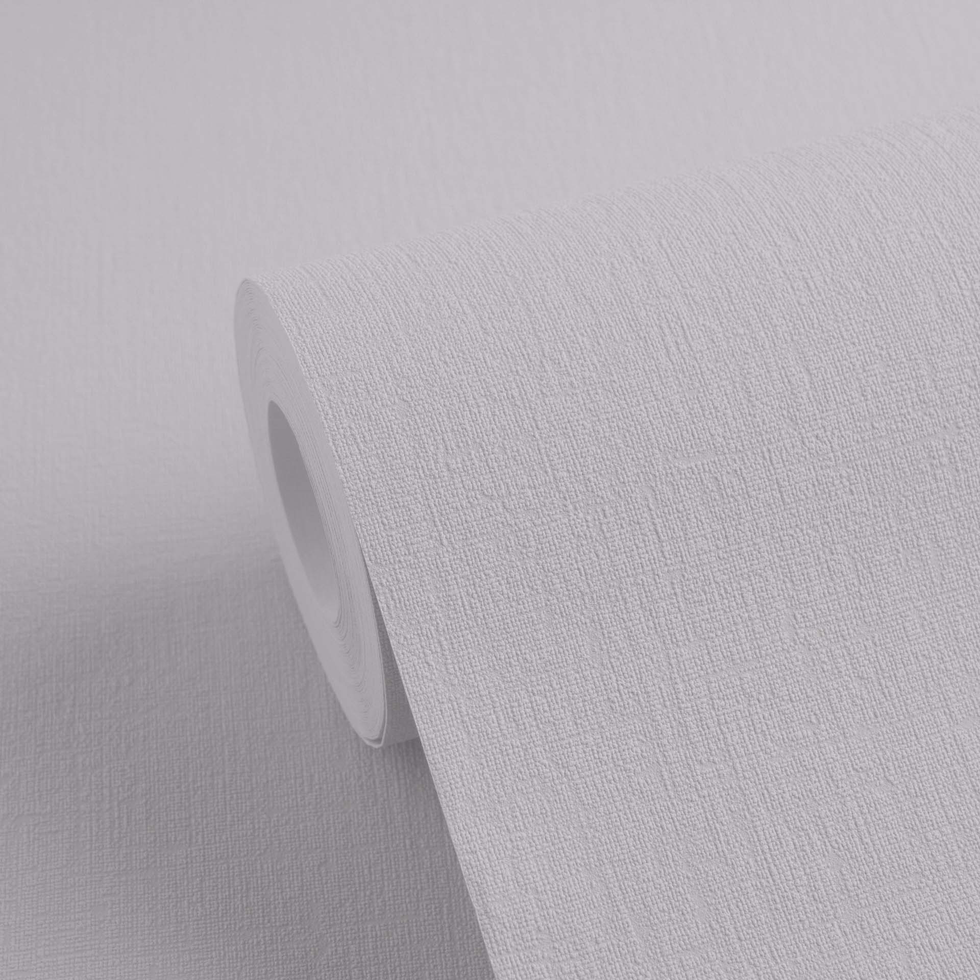 Tapete Unitapete Leinenoptik hellgrau Vlies 791937