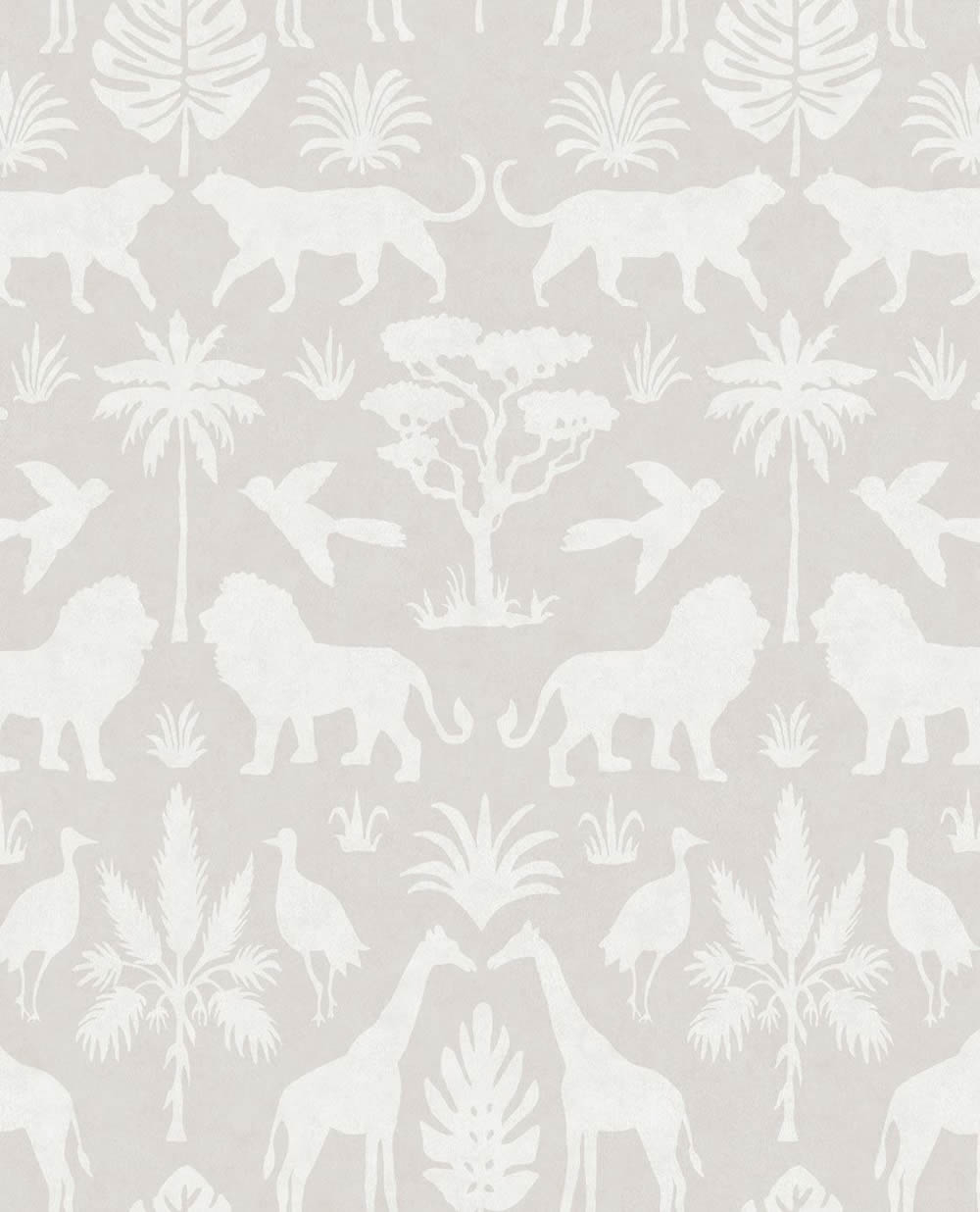 SALE 1 role wallpaper beige sand animals vintage-55-399080_S