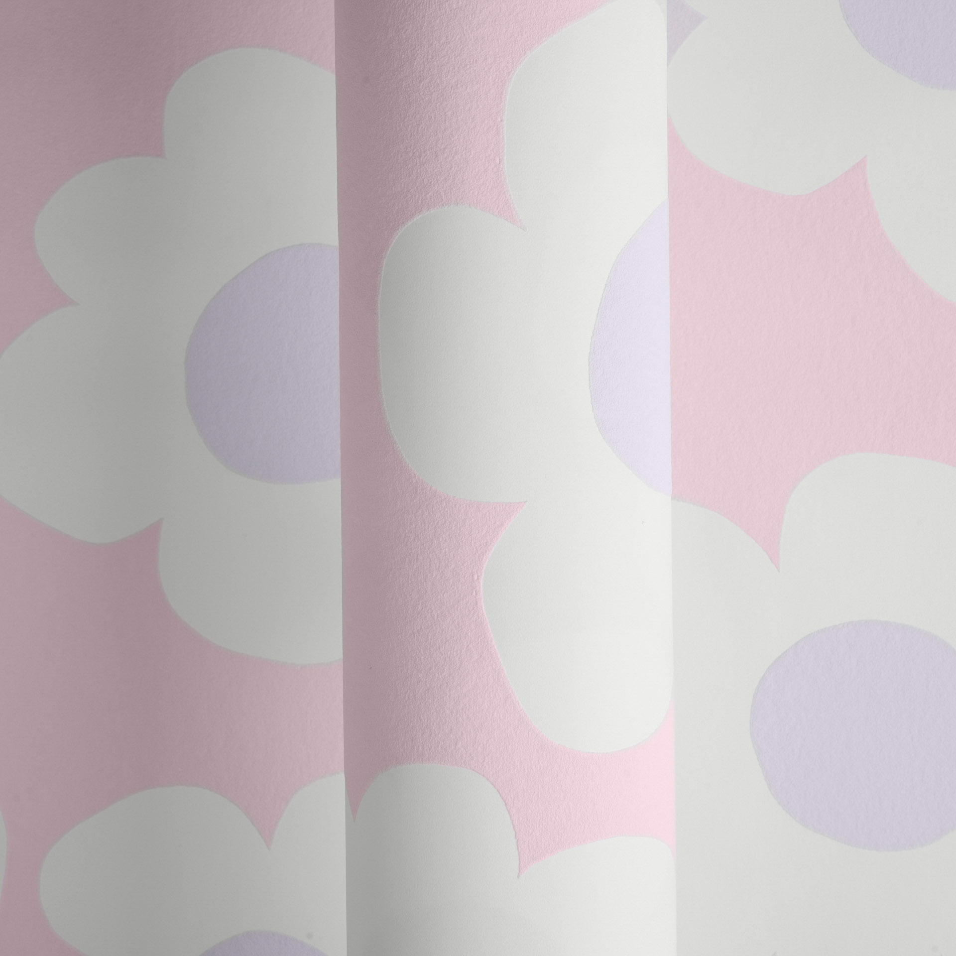 Tapete Blumentapete Retro Blumen rosa Vlies 792131