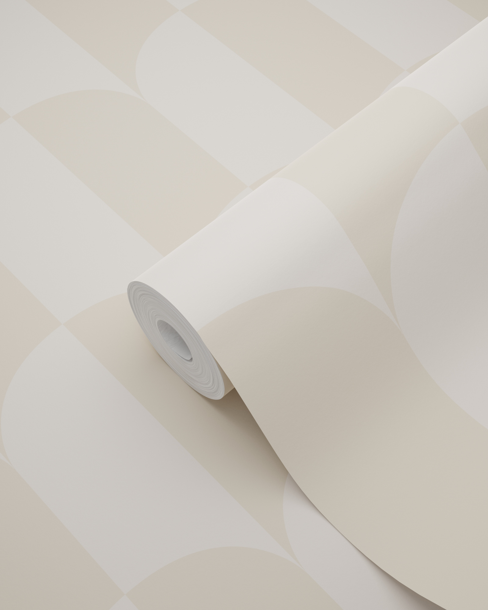 Tapete Bogen Tapete Art Deco sandbeige Vlies 139985