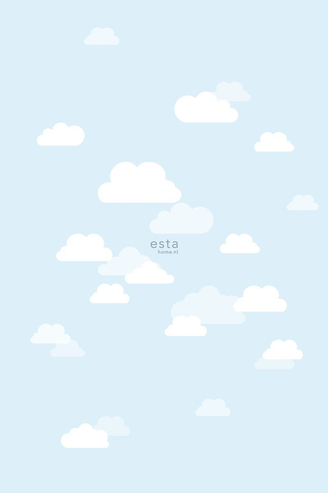 Wandbild Wolken hellblau 200 x 279 cm 158842