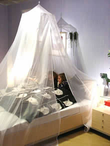 Marburg Abschirm Baldachin 6-97491 Gardinenstoff blickoffen für Übergröße XXL-Format