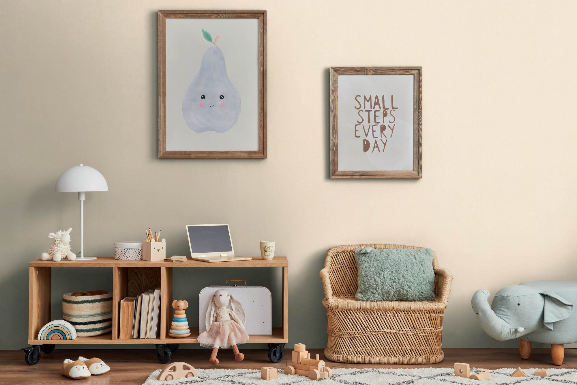 Tapete Unitapete Textiloptik sandbeige 363782