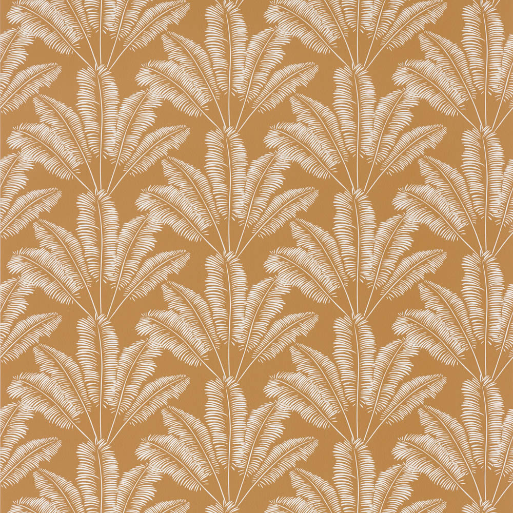 Non-woven wallpaper ocher leaves Our Planet OUP101942124-36-OUP101942124.1M