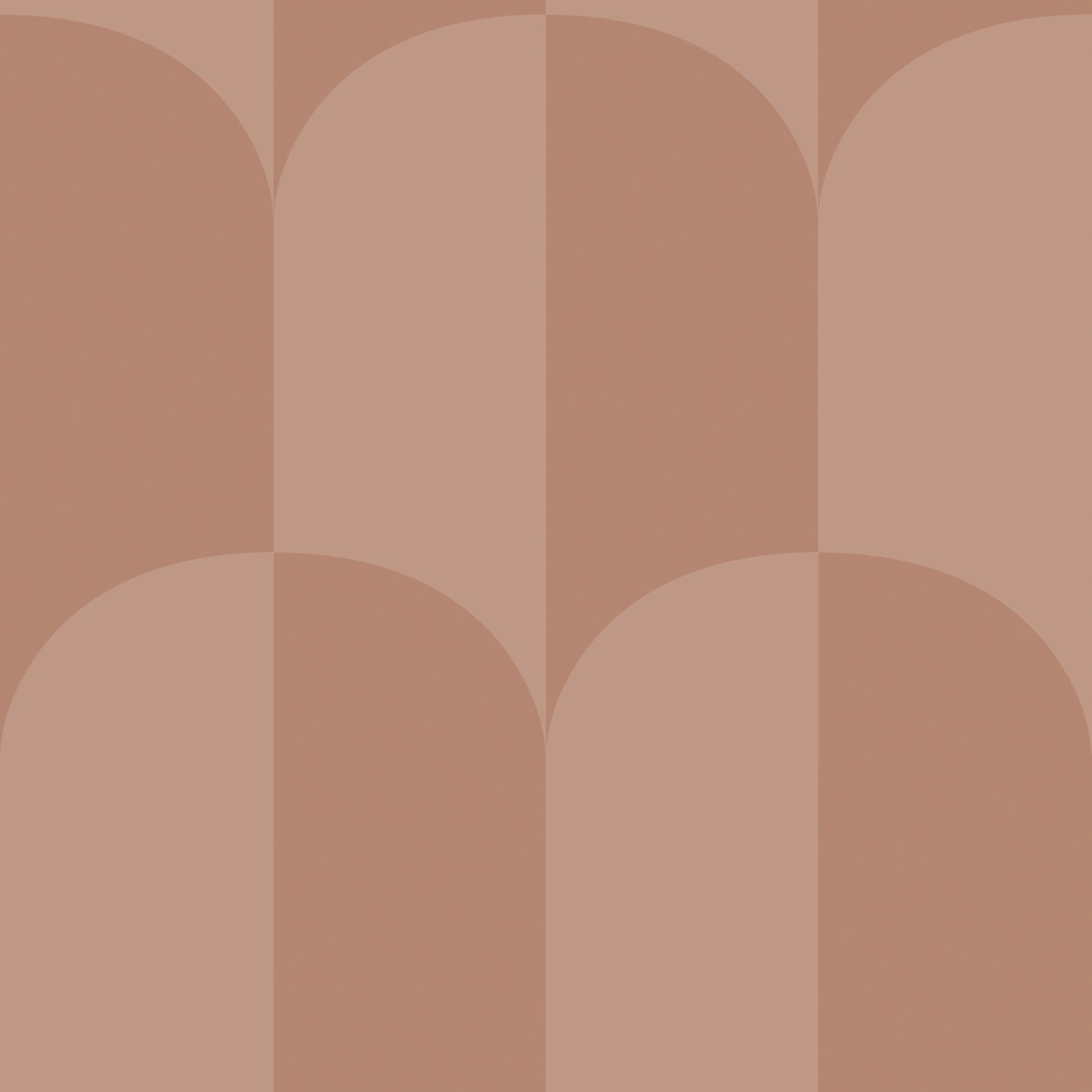 Tapete Vliestapete Art Deco Bögen terracotta rosa 131238