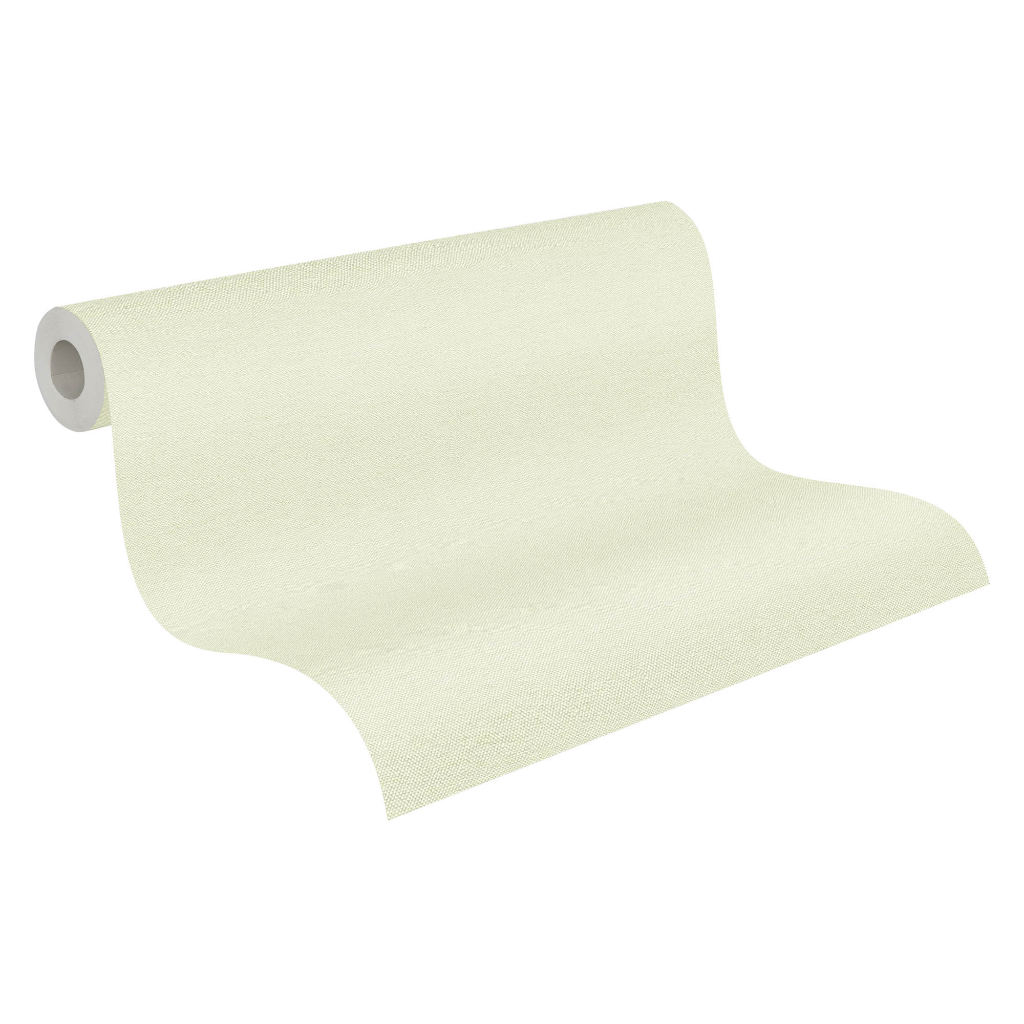 Tapete Vliestapete Uni Leinenoptik cremegelb 790976