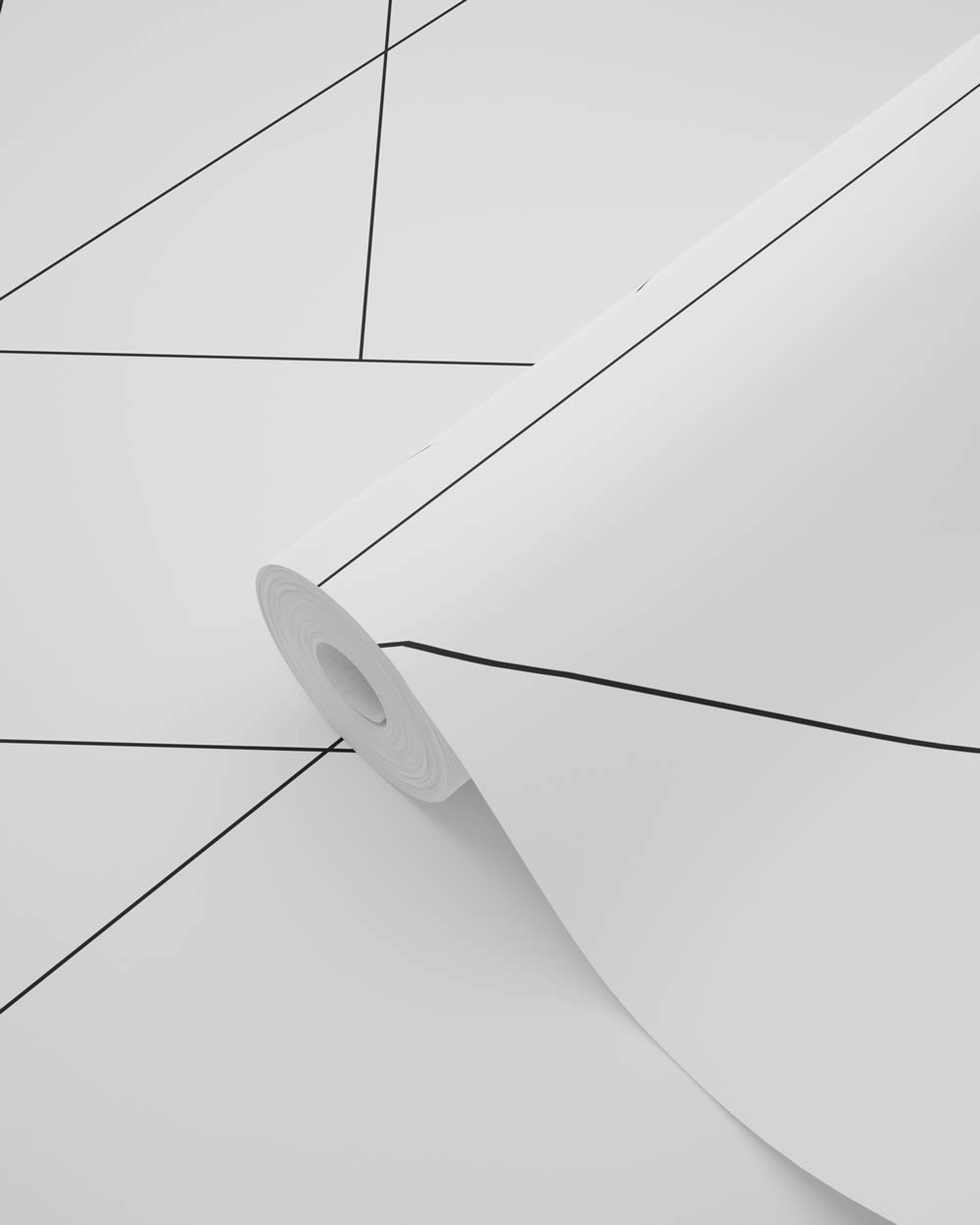 Tapete Vliestapete grafische Linien schwarz-weiß 139235