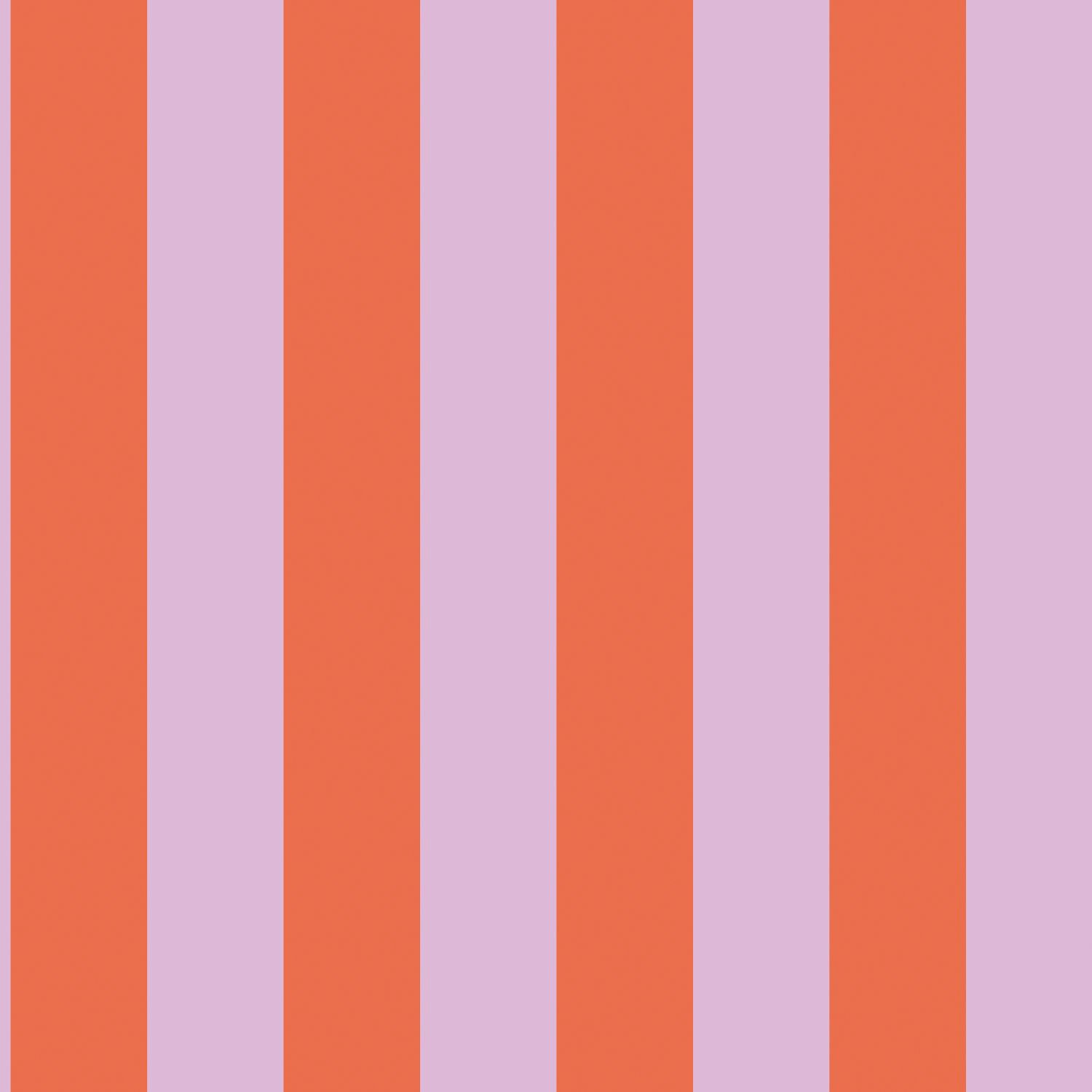 Tapete Streifen Tapete Retro orange lila Vlies 139904