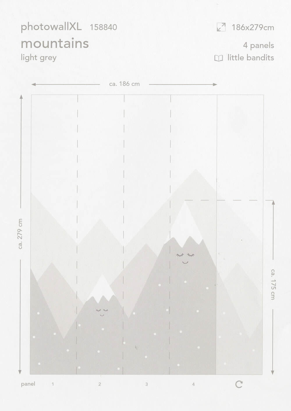 Grau Wandbild Berge Xl-23-158840_2