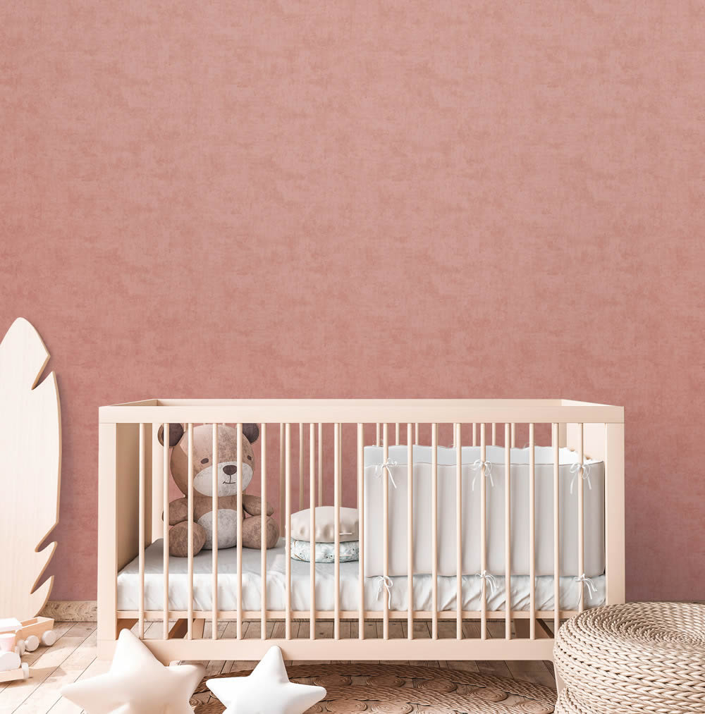 Uni Vliestapete verwaschenes Muster ausgewaschenes rot 771795-8-771795