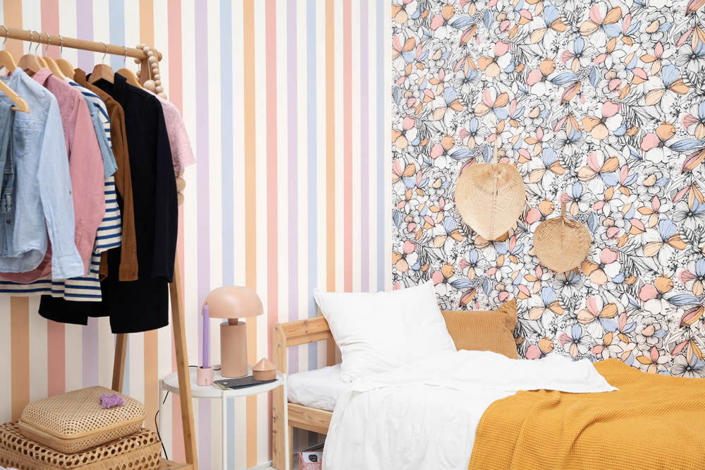 lines striped pattern wallpaper multicolored Young and free YNF103404021-36-YNF103404021.1M