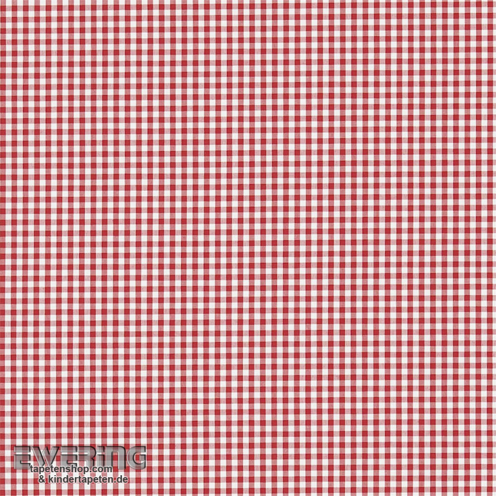 Rot Karo-Muster Deko-Stoff