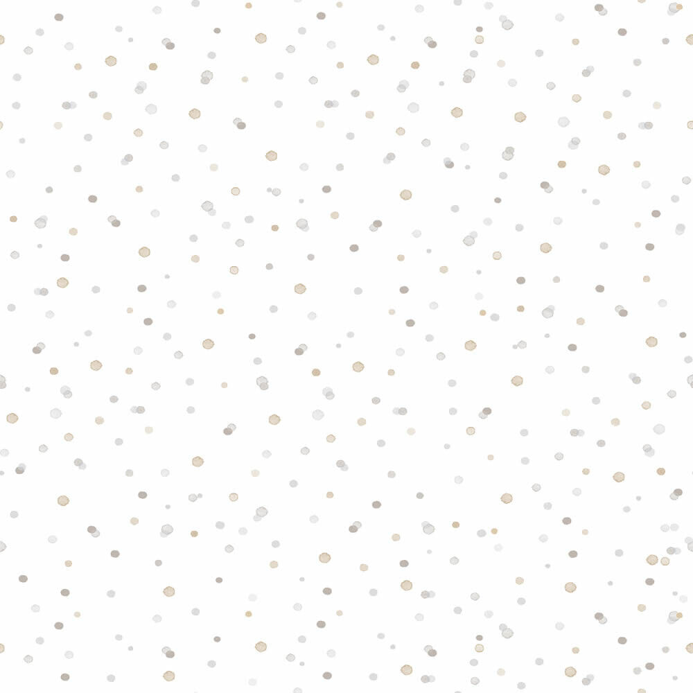 Tapete Papier Weiß Beige Graue Farbkleckse Ohlala 335420