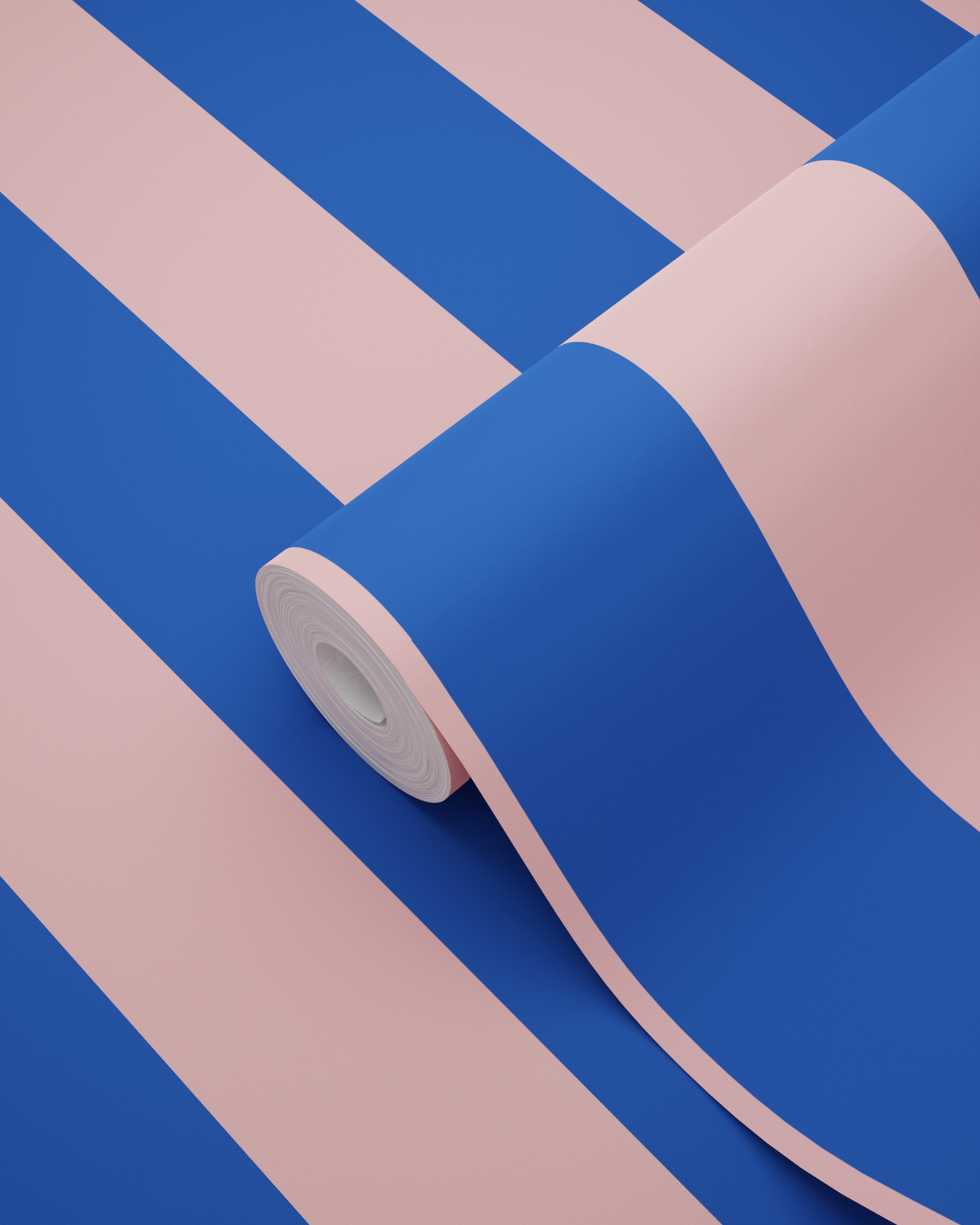 Tapete Streifentapete rosa blau Blockstreifen Vlies 139907