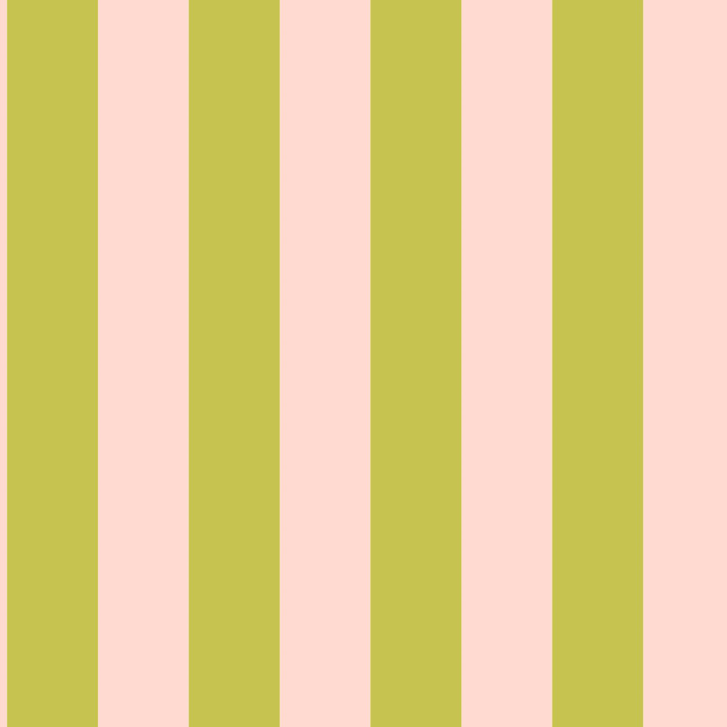 Tapete Streifen Tapete rosa grün Retro Vlies 131574