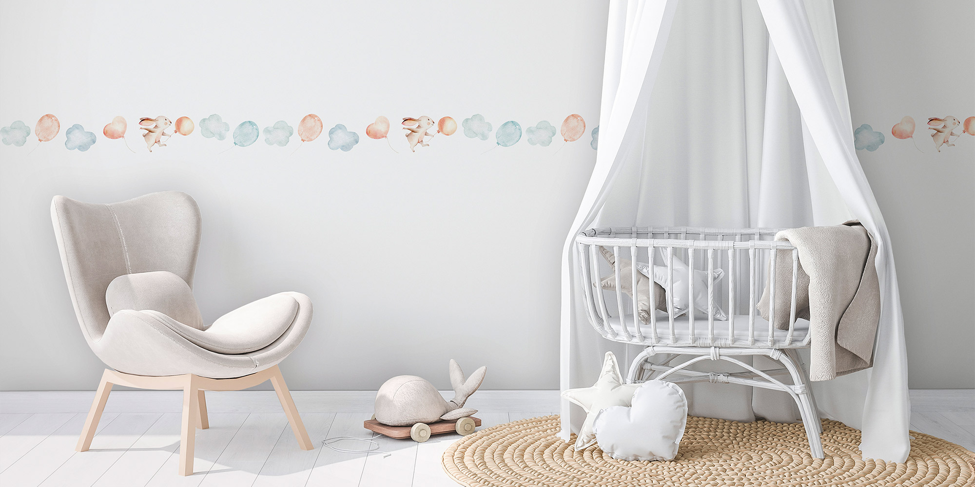 Marburg bietet Tapeten und Borten für das Kinderzimmer.