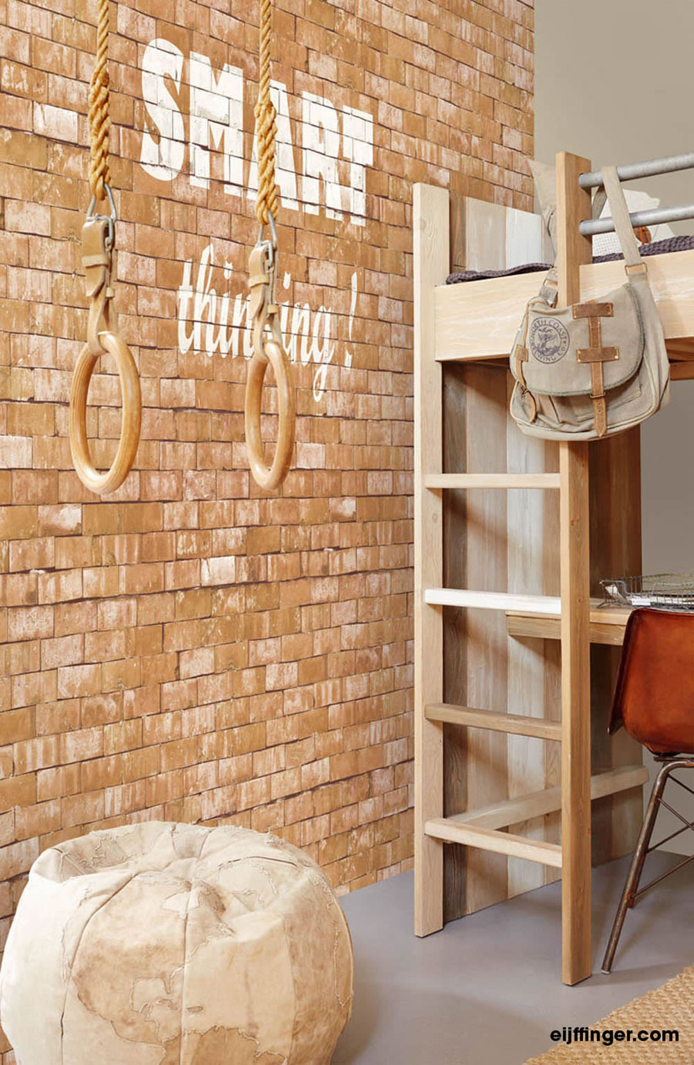 Brick writings mural brown-55-364191