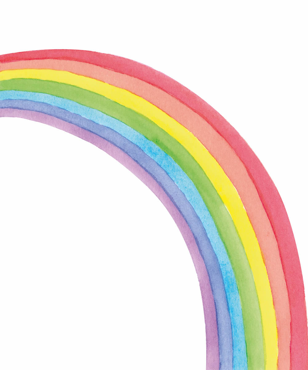 Nautr Motive großer Regenbogen Wandbilder gelb Bambino XIX Rasch 253252