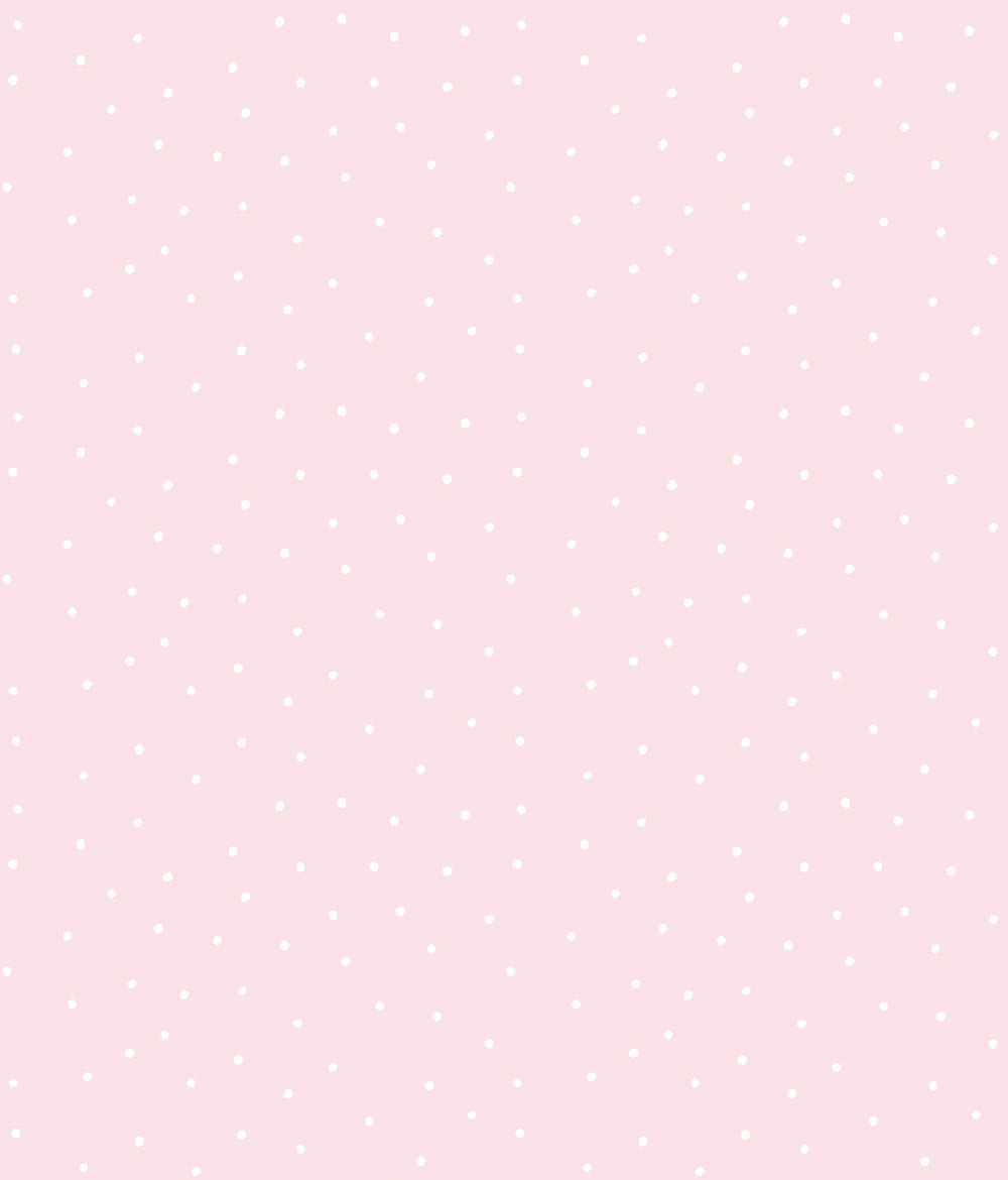 Pünktchen Niedliche Papiertapeten Tapete rosa und weiß Pippo Rasch Textil 104592
