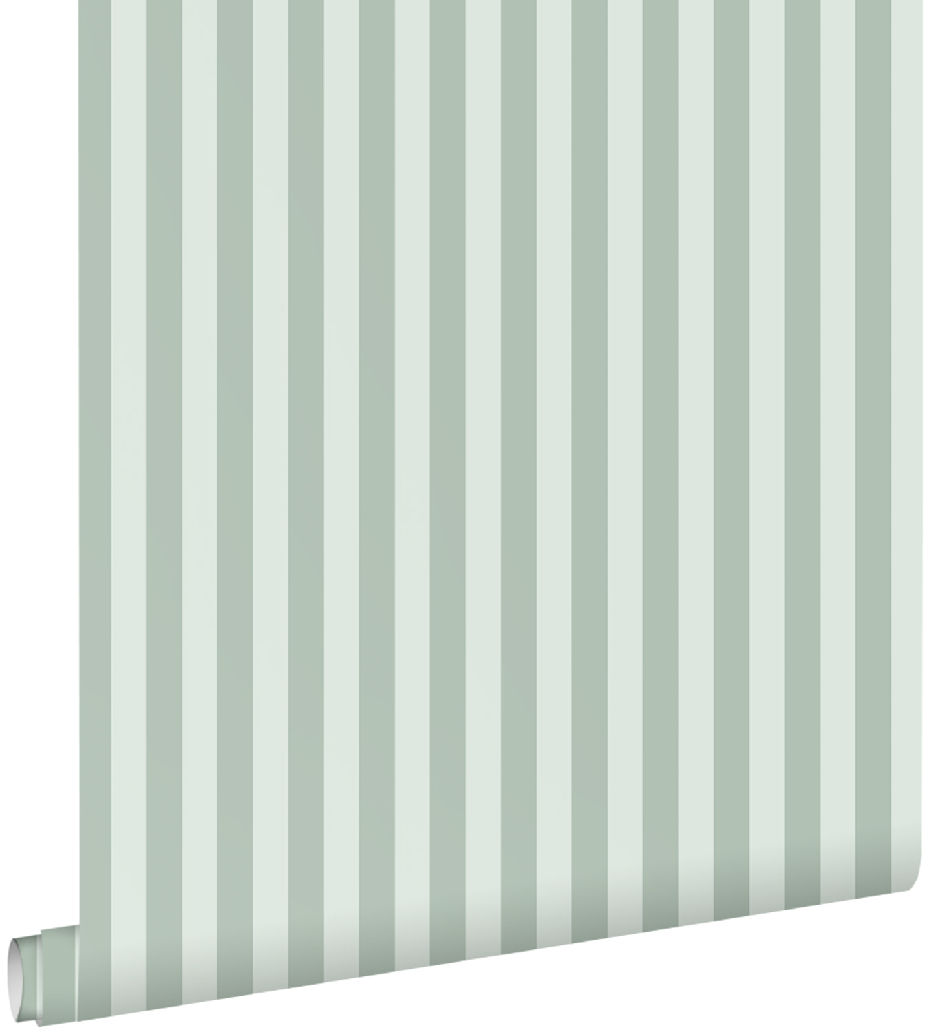 Tapete Streifentapete graugrün modern Vlies 130953