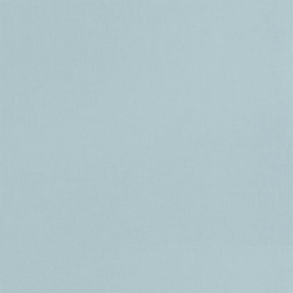 Non-woven wallpaper plain light blue printed linen look smooth Les Minis Mondes Caselio MNM100607111