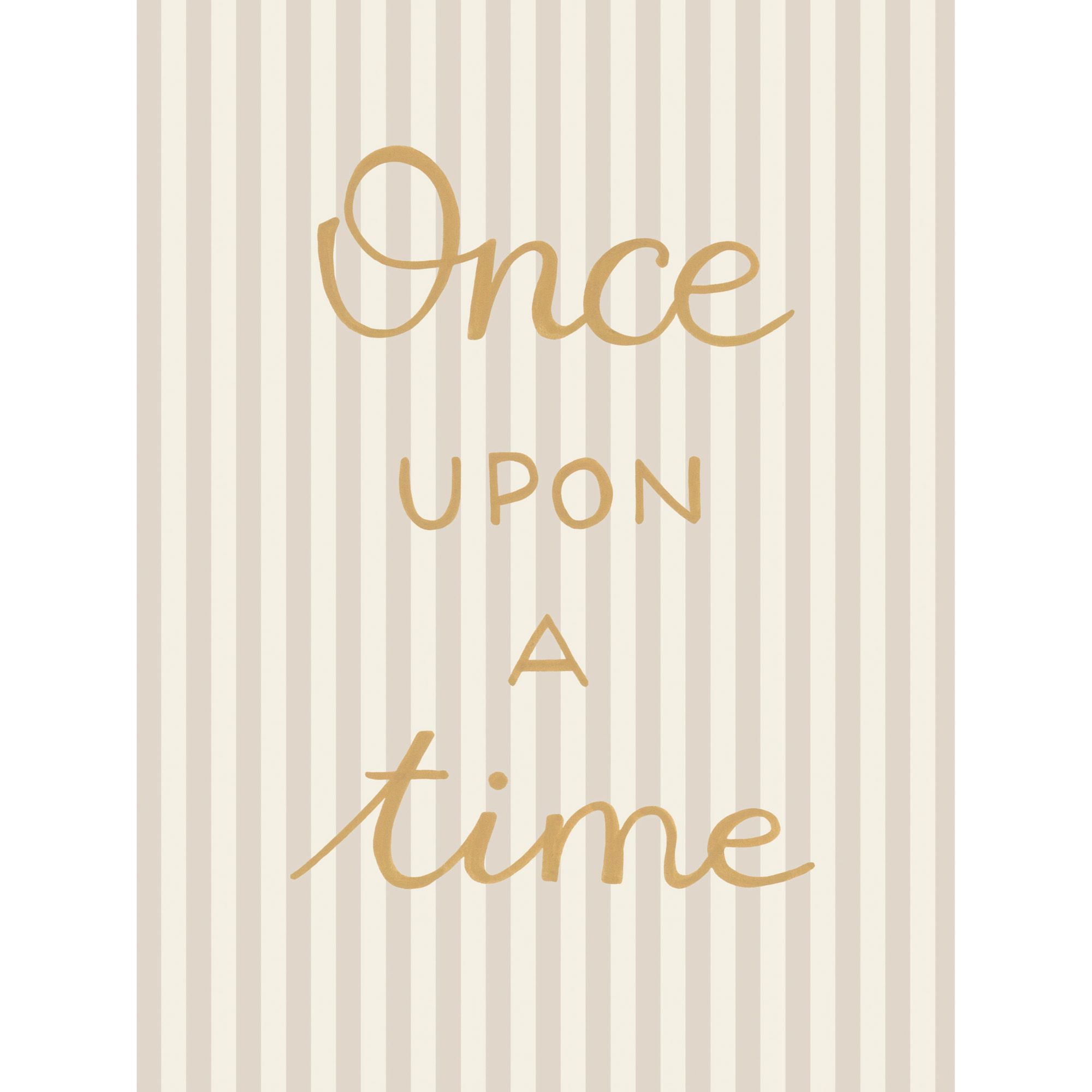 Poster Once Upon a Time Schriftzug beige OUTT203081202