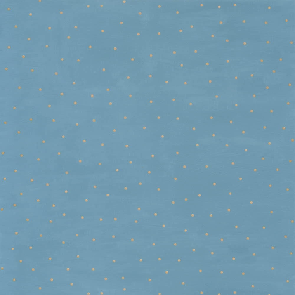 Tapete Vlies Blau Goldene Punkte Caselio Imagination