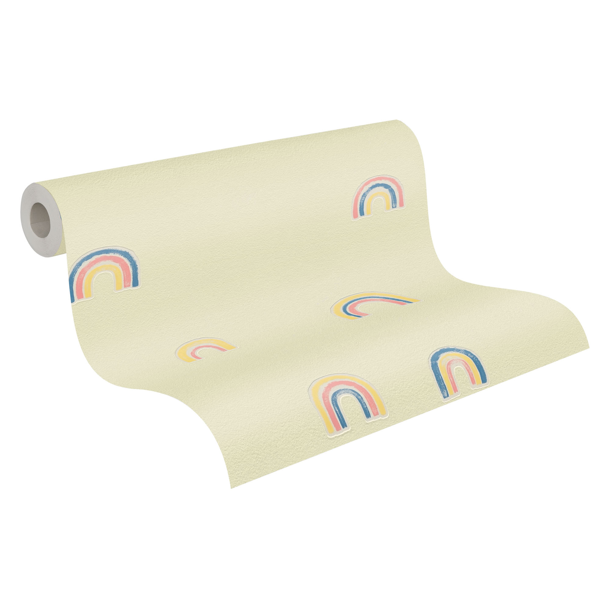 Tapete Regenbogen Tapete grün Vlies 792593