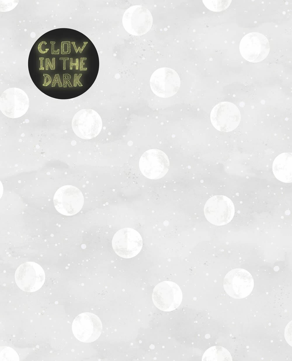 Tapete Beige Mond Glow In The Dark-55-399030