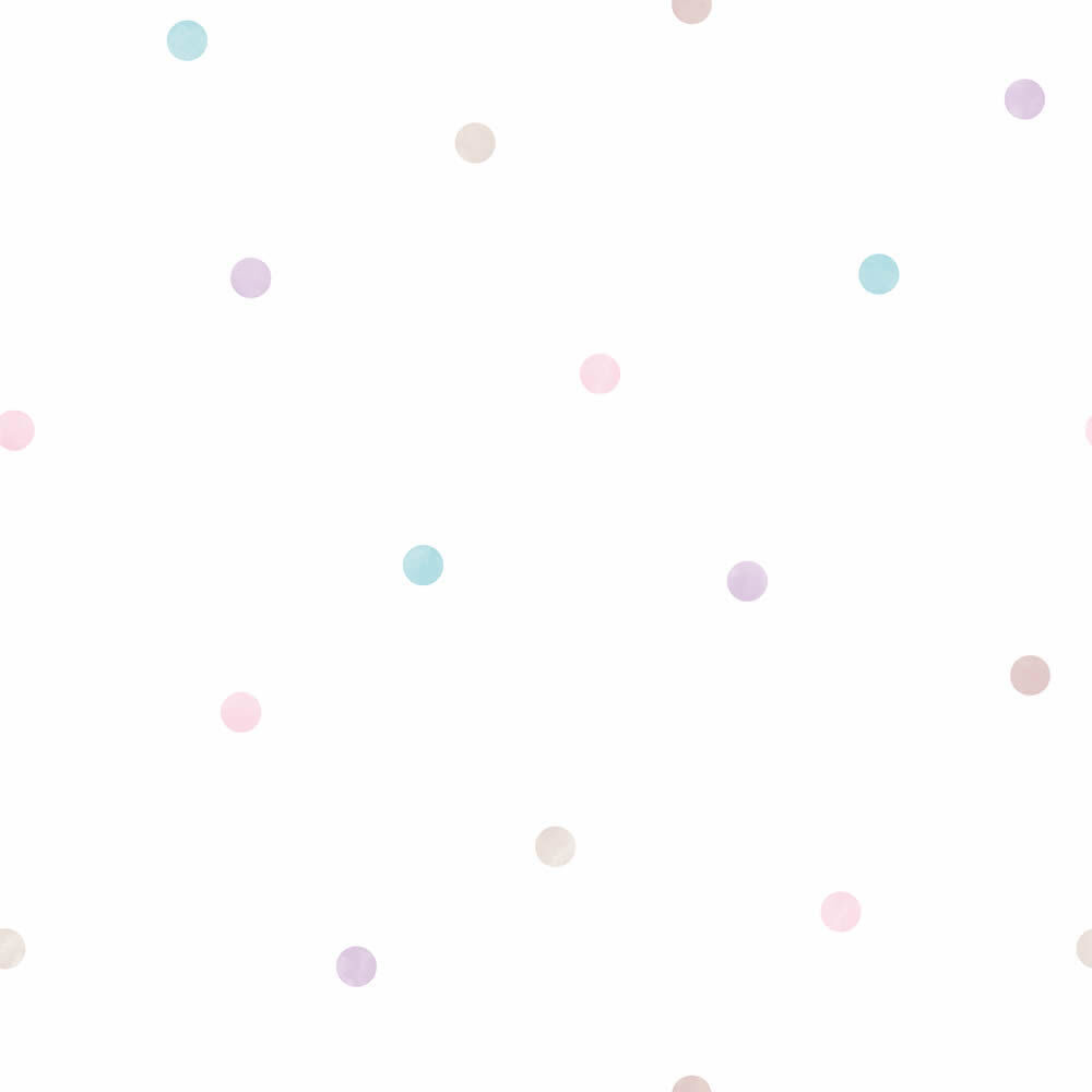 Wallpaper dots purple turquoise pink