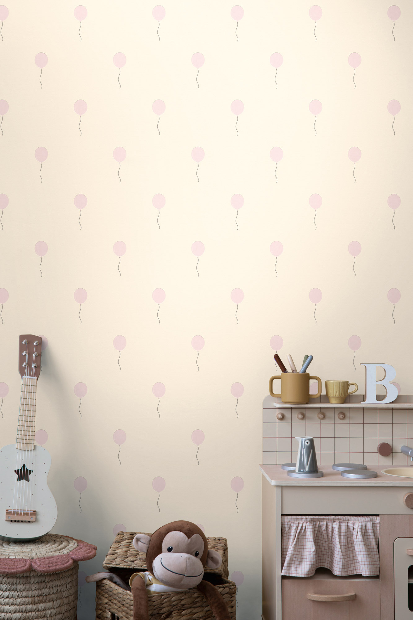 Tapete Luftballon Tapete creme Vlies 792641