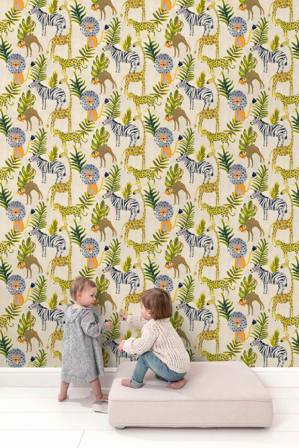 Bunte Tapete Safarimotive Jack n Rose Grandeco JS2101-37-JS2101.1M