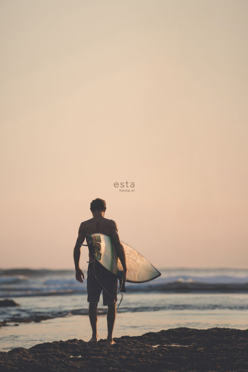 Surfer Wandbild Sonnenuntergang 186 x 279 cm 158847