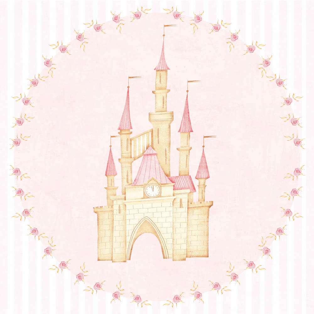 Leinwandbild Märchenschloss Prinzessin DD129452 40 x 40 cm-8-DD129452