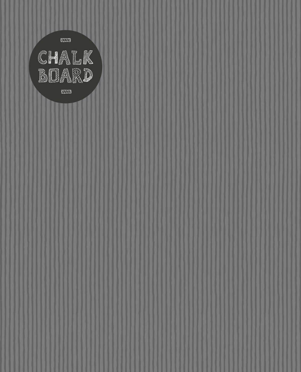 Chalk Board Tapete Streifen Grau-55-399022