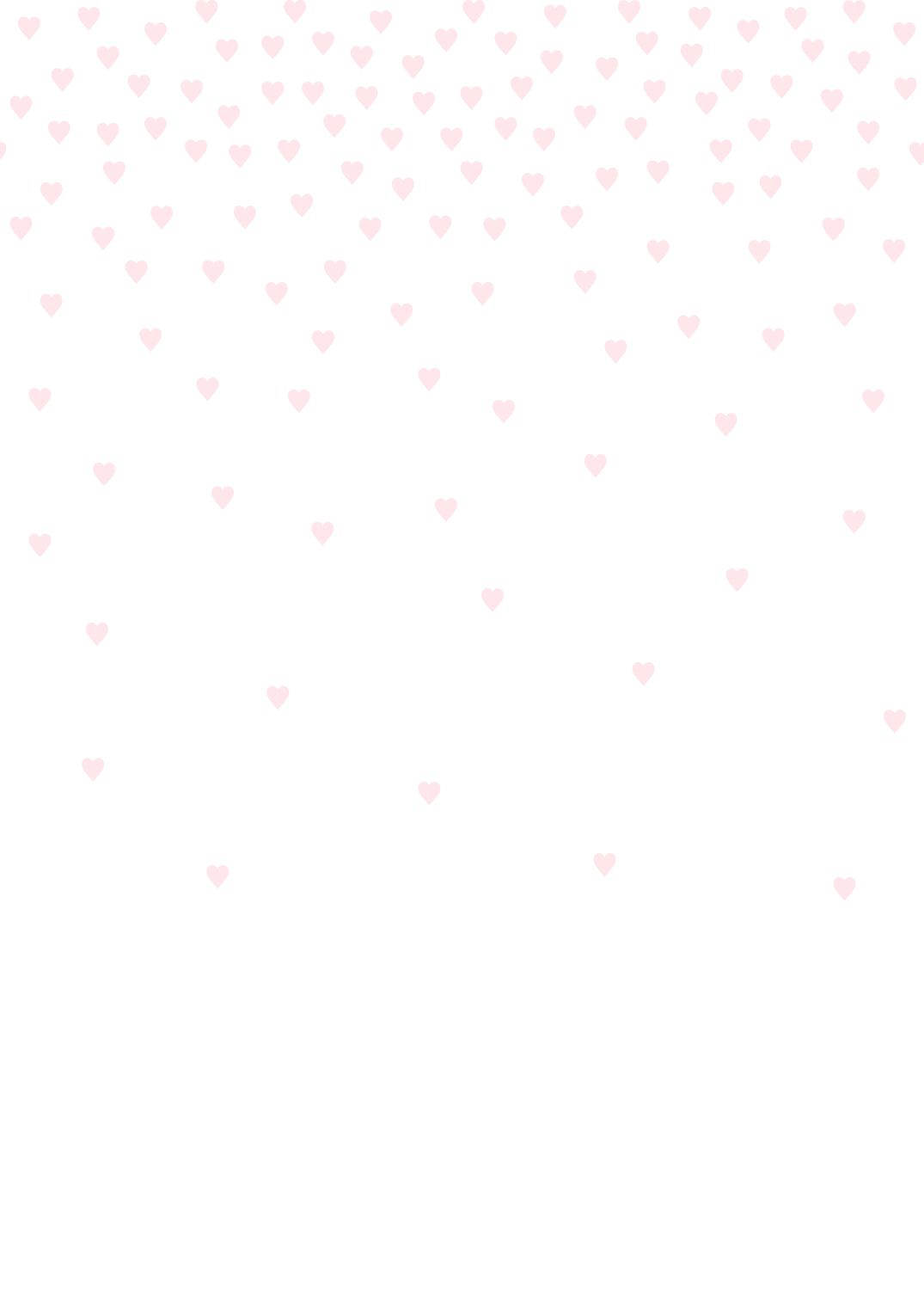 Herzchen Wandbild rosa Herzen weiß 200 x 279 cm 357222