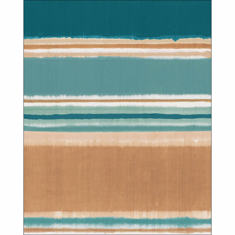 Wandbild S Boho Batikmuster Farbverlauf beige mint blau PMW104876705