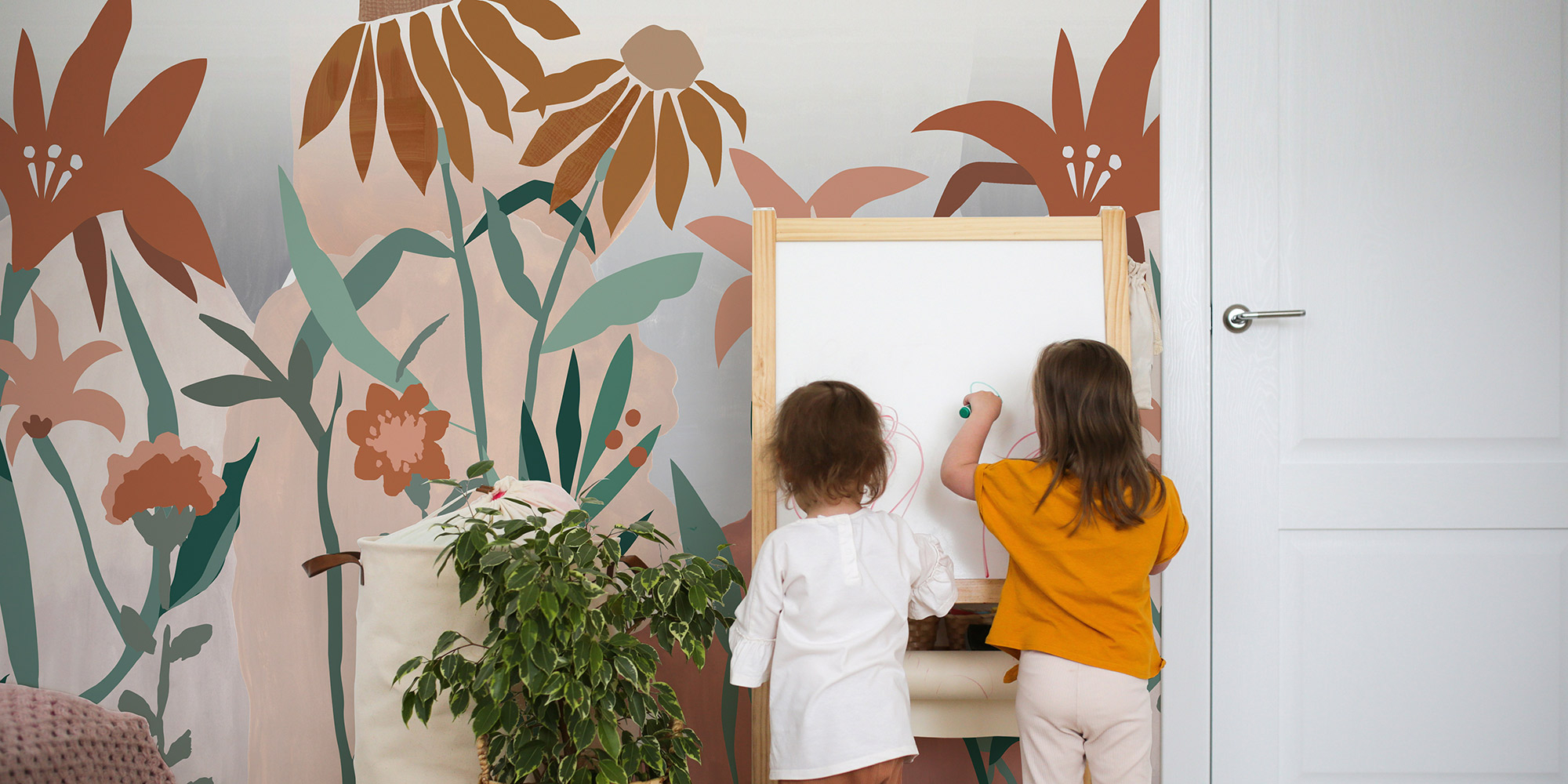 Blumen Wandbild für ein Daydreamers Kinderzimmer