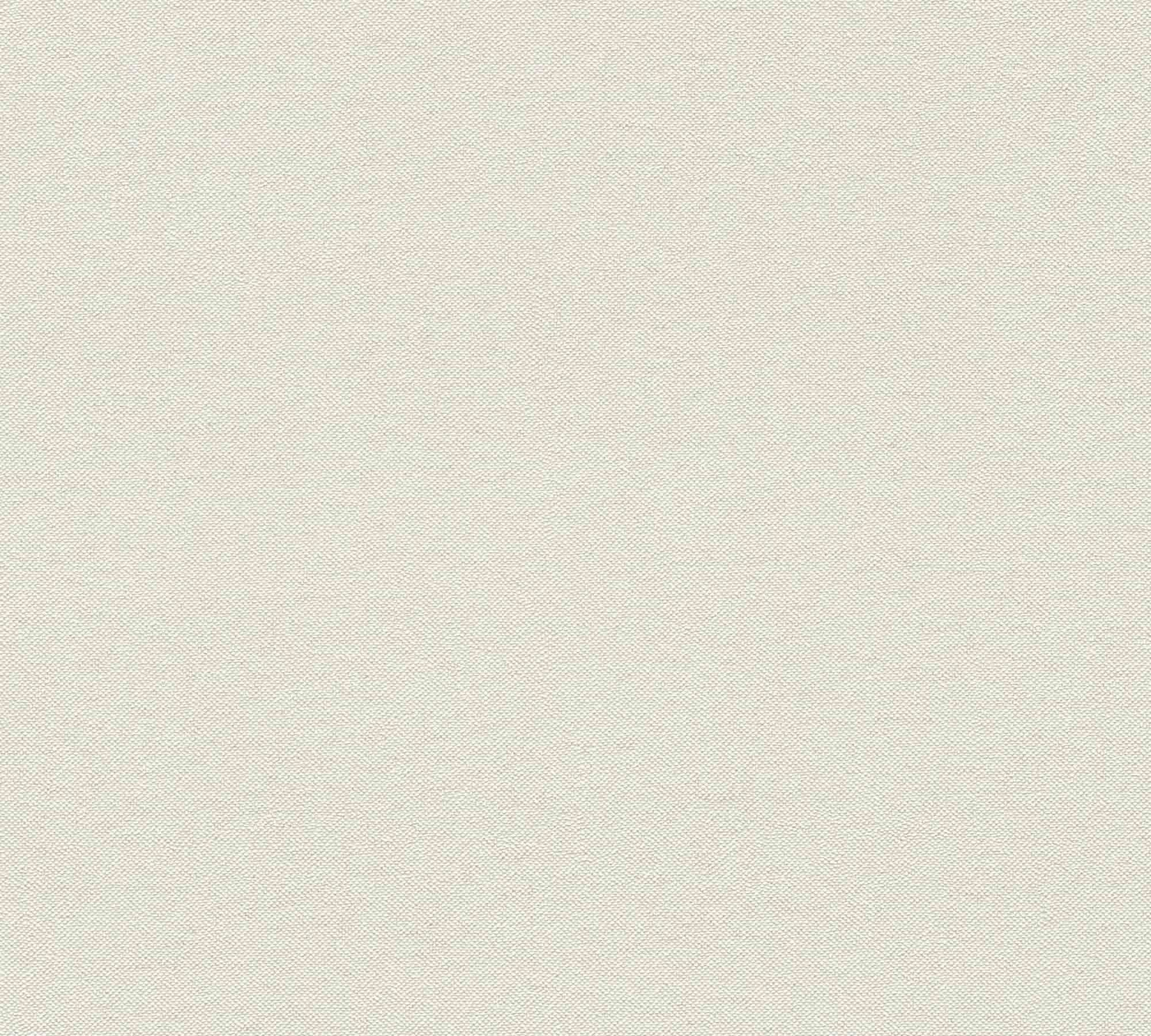 einfarbige Gewebeoptik Tapete beige 790973